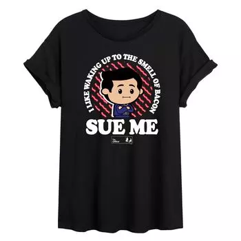 Струящаяся футболка The Office Sue Me для юниоров Licensed Character