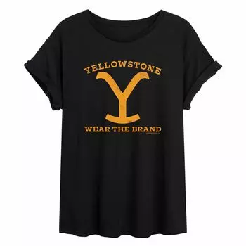 Струящаяся футболка Yellowstone Y для юниоров "Wear The Brand" Licensed Character