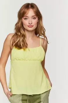 Струящаяся майка с присборенной грудью Forever 21