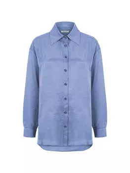 Струящаяся рубашка оверсайз Nocturne, синий