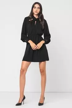 Струящееся короткое платье Liu Jo, черный