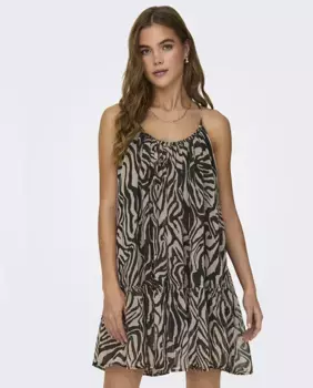 Струящееся короткое платье Only, черный