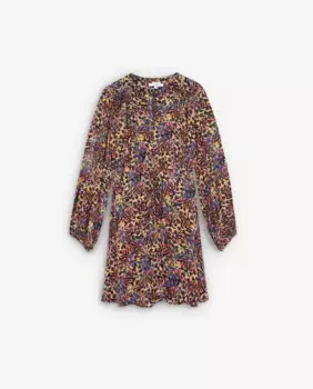 Струящееся короткое платье Scalpers, мультиколор