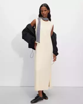 Струящееся платье миди без рукавов Parfois, белый