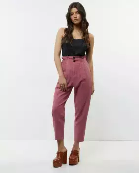 Струящиеся брюки Sfera, розовый