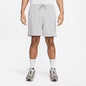 струящиеся шорты Club в сетку NIKE, цвет lt smoke grey/white