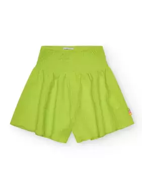 Струящиеся шорты для девочки с эластичным поясом Tuc tuc, зеленый
