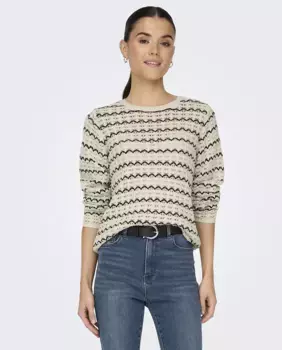 Струящийся женский свитер Only, бежевый