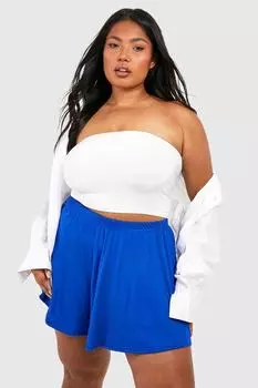 струющиеся шорты из джерси Boohoo, кобальтовый