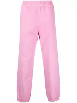 Stssy джогеры с вышитым логотипом