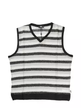 Stssy полосатый жилет, серый