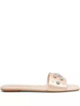 Стюарт Вайцман Маковые слайды Stuart Weitzman, нейтральный цвет