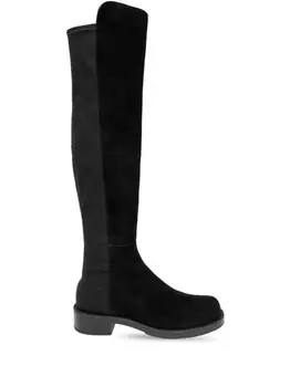 Stuart Weitzman 40мм замшевые сапоги 5050, черный
