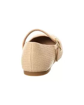 Stuart Weitzman Балетки Alice из рафии, коричневый