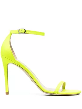 Stuart Weitzman босоножки Nudistsong с открытым носком, желтый