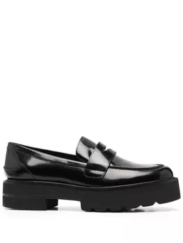 Stuart Weitzman пенни-лоферы, черный