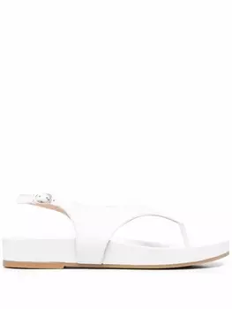 Stuart Weitzman сандалии Summer Thong, белый