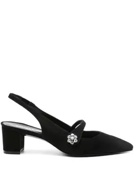 Stuart Weitzman туфли Crystal Fleur 55, черный