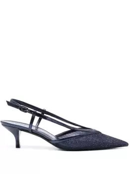 Stuart Weitzman туфли Noche Slingback 65, синий