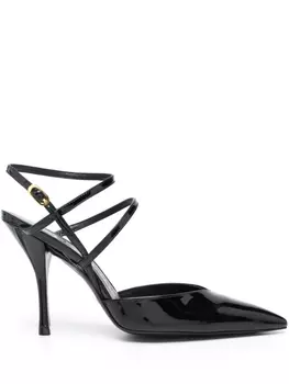 Stuart Weitzman туфли Strapeze 100, черный