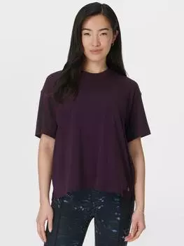 Студийная футболка soft flow Sweaty Betty, фиолетовый