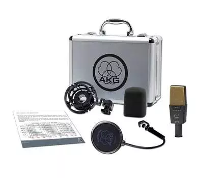 Студийный конденсаторный микрофон AKG C414 XLII Large Diaphragm Multipattern Condenser Microphone