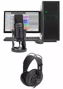 Студийный микрофон Samson SAGM1UPRO+SASR850C