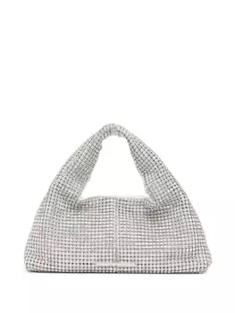 Studio Amelia мини-сумка Atomic Hobo с кристаллами, серебристый