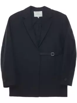 Studio Nicholson блейзер с пряжкой, черный