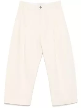 Studio Nicholson брюки со складками, нейтральный