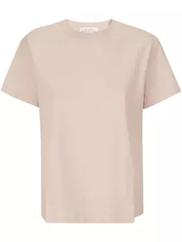 Studio Nicholson хлопковая футболка с коротким рукавом, розовый