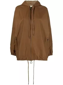 Studio Nicholson куртка Alpine с капюшоном, коричневый