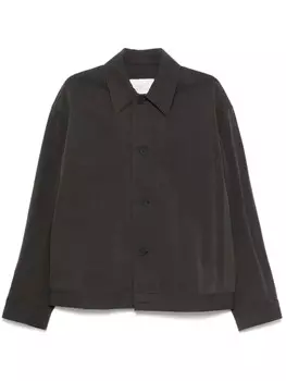 Studio Nicholson куртка-рубашка на пуговицах, серый