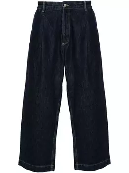 Studio Nicholson плиссированные джинсы, синий