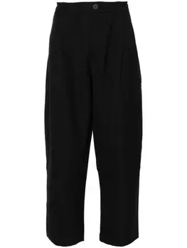 Studio Nicholson подворачивать брюки, черный