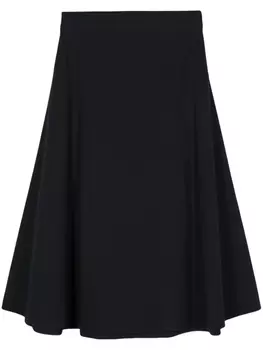 Studio Nicholson расклешенная юбка миди, синий