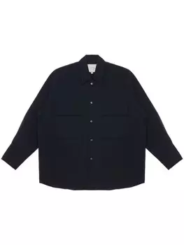 Studio Nicholson рубашка Frame, синий