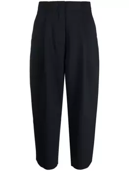Studio Nicholson широкие брюки с завышенной талией, синий