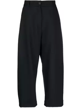 Studio Nicholson широкие брюки с завышенной талией, синий