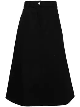 Studio Nicholson юбка миди Baringo, черный