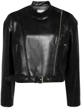 Studio Tomboy байкерская куртка из искусственной кожи, черный