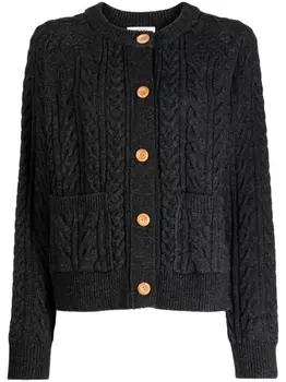 Studio Tomboy кардиган фактурной вязки, черный