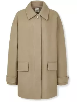 STUDIO TOMBOY пальто оверсайз длины миди, нейтральный цвет