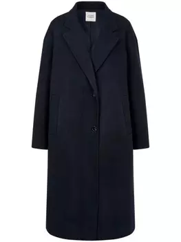 STUDIO TOMBOY шерстяное пальто асимметричного кроя, синий