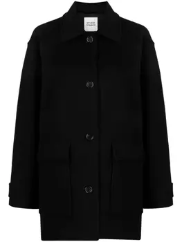 Studio Tomboy шерстяное пальто с классическим воротником, черный