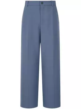 STUDIO TOMBOY шерстяные брюки строгого кроя, синий