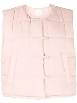 Studio Tomboy стеганый жилет, розовый
