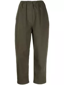 Studio Tomboy укороченные брюки с эластичным поясом, зеленый