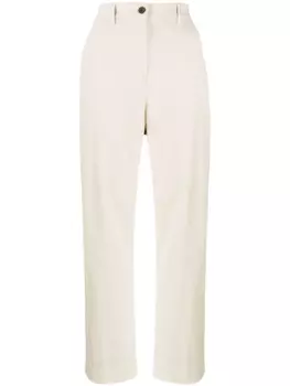 Studio Tomboy вельветовые брюки прямого кроя, нейтральный цвет