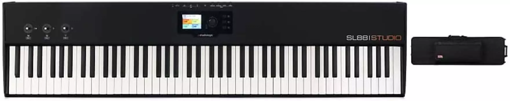 Studiologic SL88 Studio 88-клавишный контроллер клавиатуры в комплекте с полужестким чехлом для клавиатуры Gator GK-88-SLIM Studiologic + Gator AMS-SL88-STUDIO=1 GK-88 SLIM=1